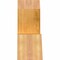 Ekena Millwork Portland Rough Sawn Timber Gable Bracket, Western Red Cedar, 36"W x 15"H x 6"D x 6"F, 10/12 Pitch GBW036X15X0606POR00RWR - alternate 4